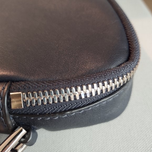 ECCO Leather Crossbody Dark Navy Blue | Night Ocean  NWT UNISEX Design - Picture 8 of 16